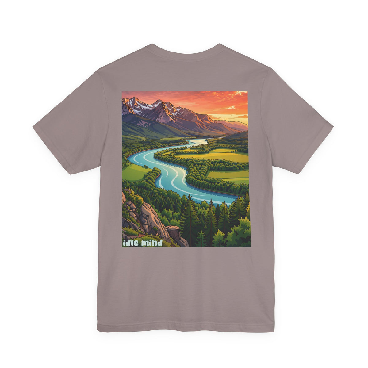 Scenic River Sunset Tee