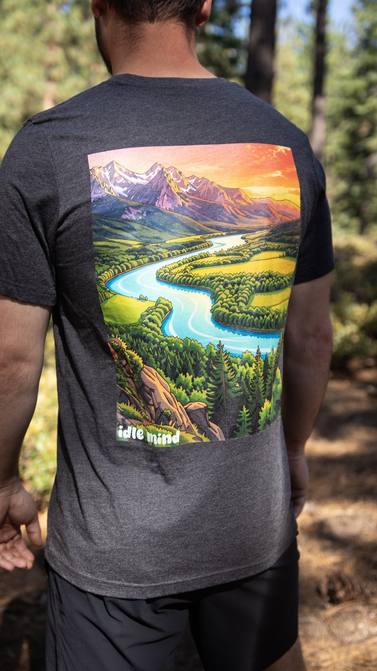 Scenic River Sunset Tee