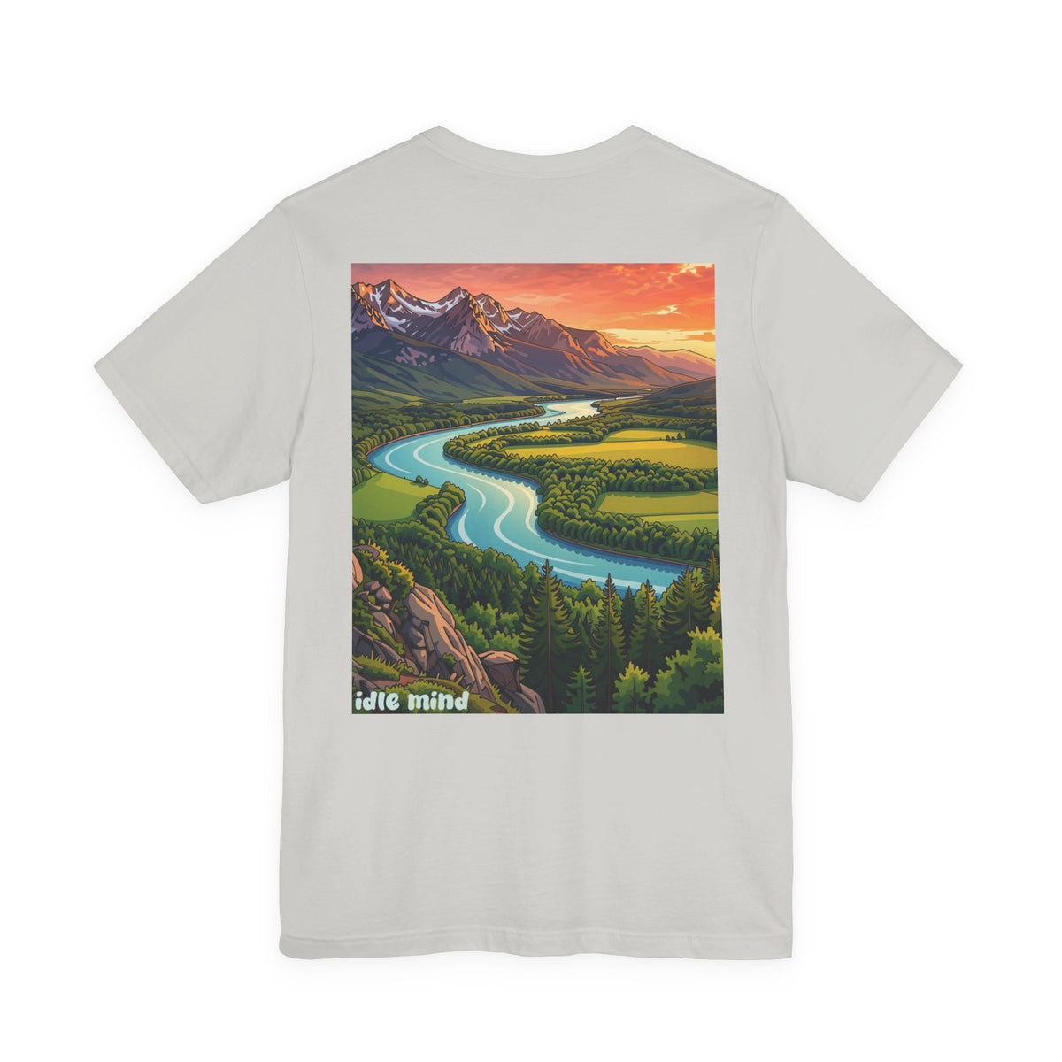 Scenic River Sunset Tee