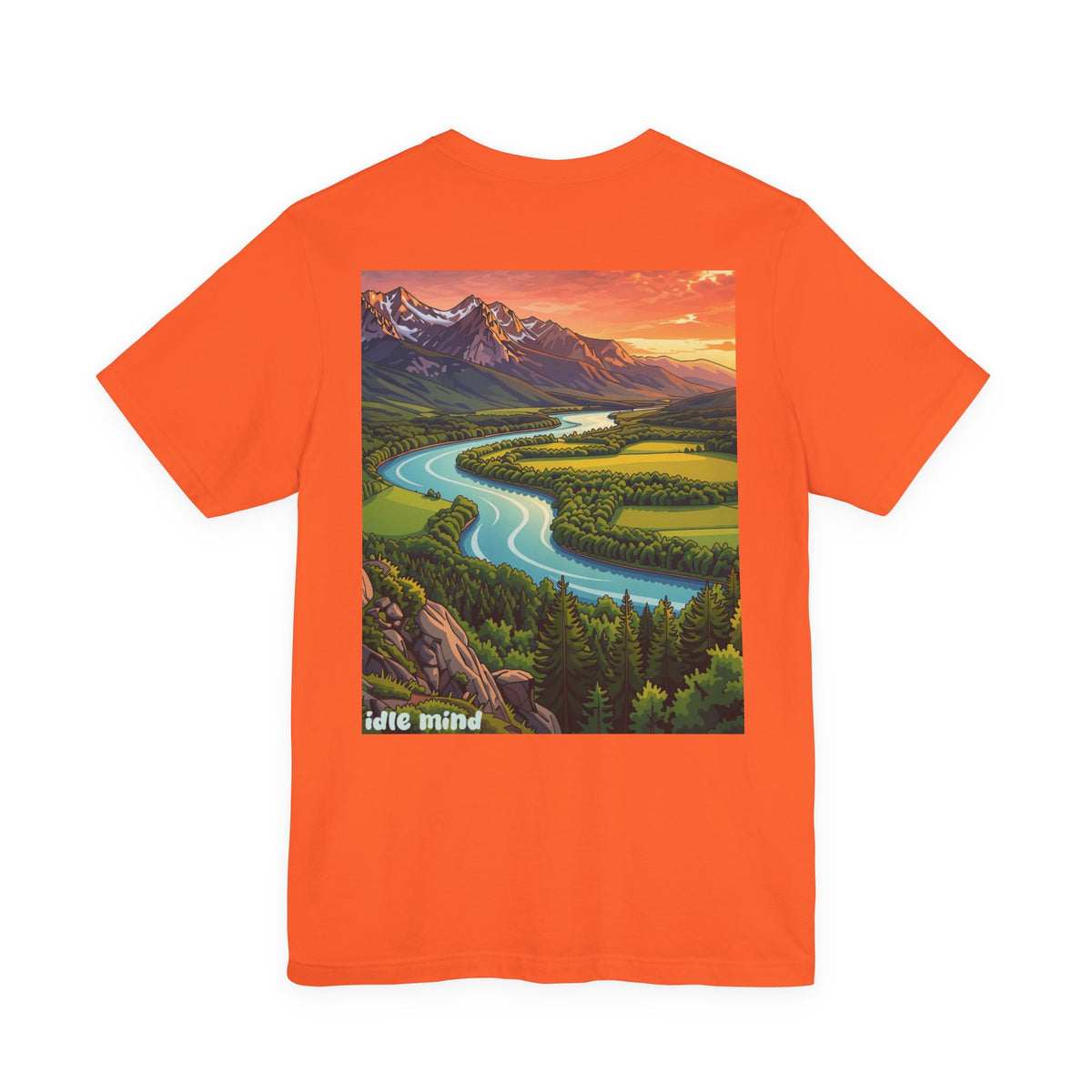 Scenic River Sunset Tee