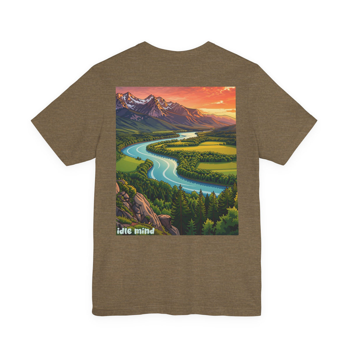 Scenic River Sunset Tee